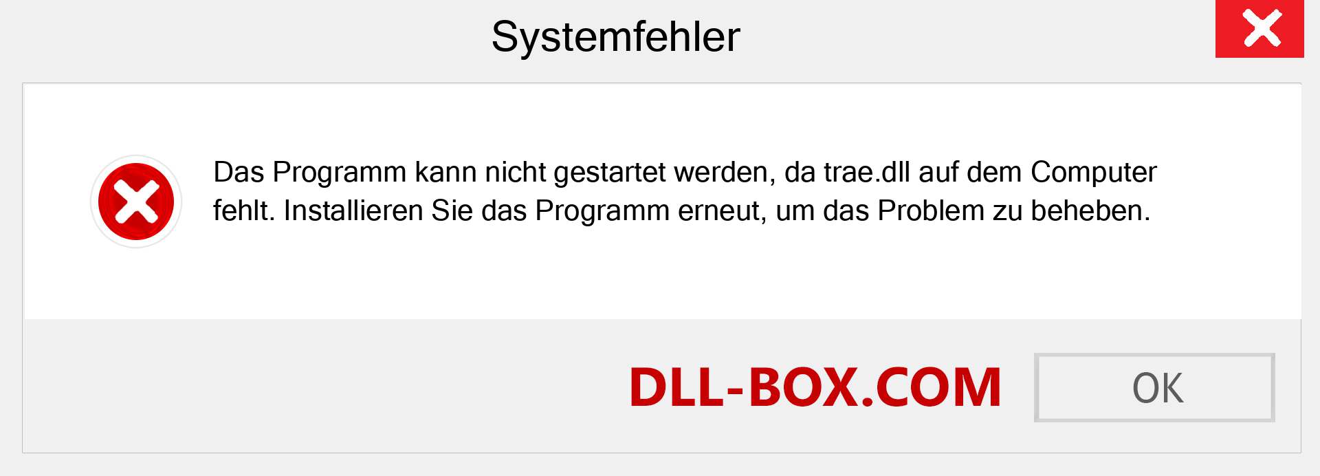 trae.dll-Datei fehlt?. Download für Windows 7, 8, 10 - Fix trae dll Missing Error unter Windows, Fotos, Bildern