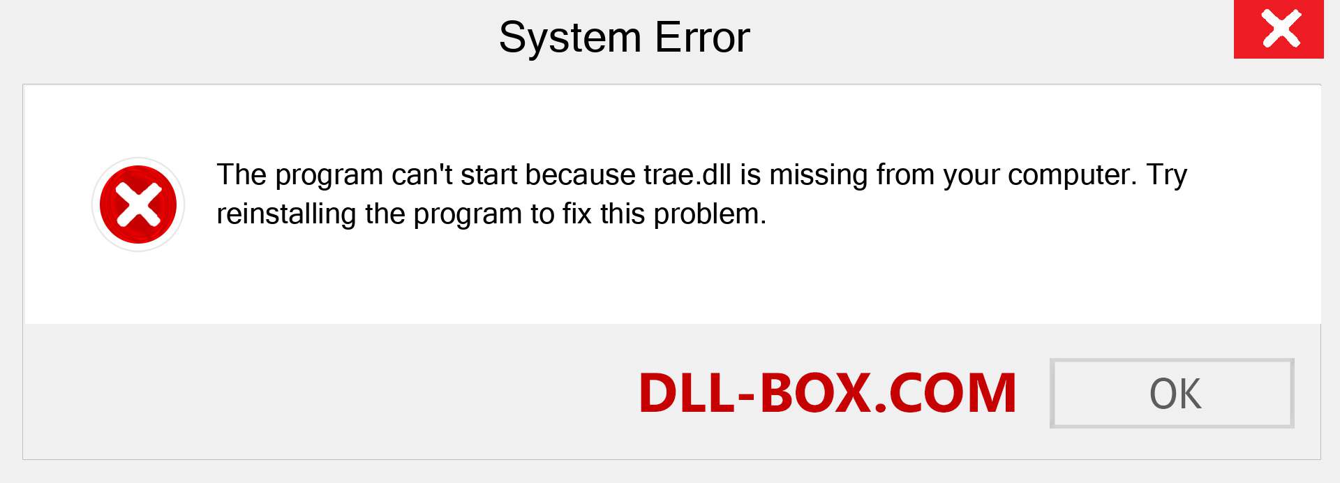  trae.dll file is missing?. Download for Windows 7, 8, 10 - Fix  trae dll Missing Error on Windows, photos, images